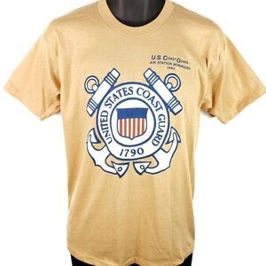 United States Coast Guard Day T Shirt Vintage 80s 1983 Air Station Borinquen
